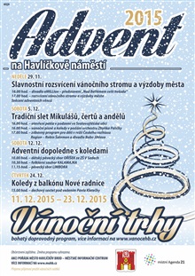 Adventní program v Havlíčkově Brodě | Reklamní plakát