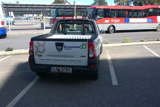 Eurometal | Reklamní polep užitkového vozu, Dacia Pick-up