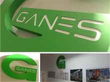 GANES - Plastické logo - Styrodur