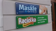 Masáže, Raciolka | Outdoor informační systém