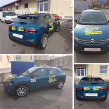 TAXI PÁJA | Polep taxíku Citoen C4 Cactus
