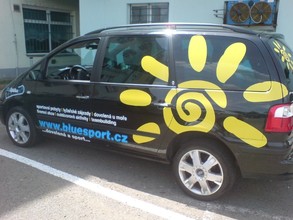 Bluesport | Reklamní polep - Ford Galaxy