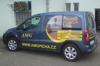 AMG Karel Pícha - Reklamní polep auta