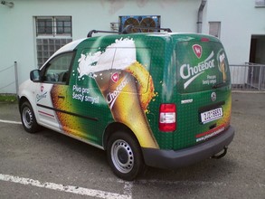 Pivovar Chotěboř - Reklamní polep - VW Caddy