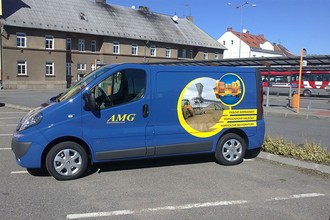 AMG Karel Pícha | Reklamní polep užitkového vozu / Renault Master