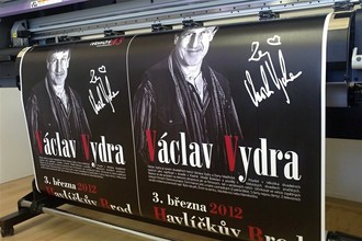 Nádražní 43 - Plakát A1 na kulturní akci - Václav Vydra