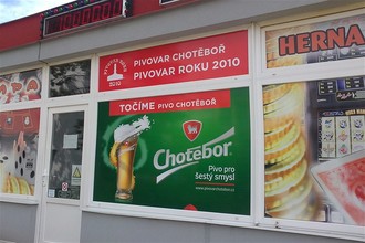 Pivovar Chotěboř - Reklamní polep - Campanula