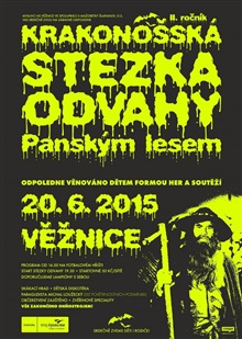 Stezka odvahy - Věžnice | Reklamní plakát