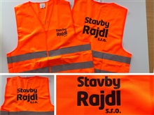 Stavby Rajdl s. r. o. | Reflexní vesta s potiskem