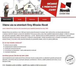 Miroslav Novák stavební&nbsp;firma